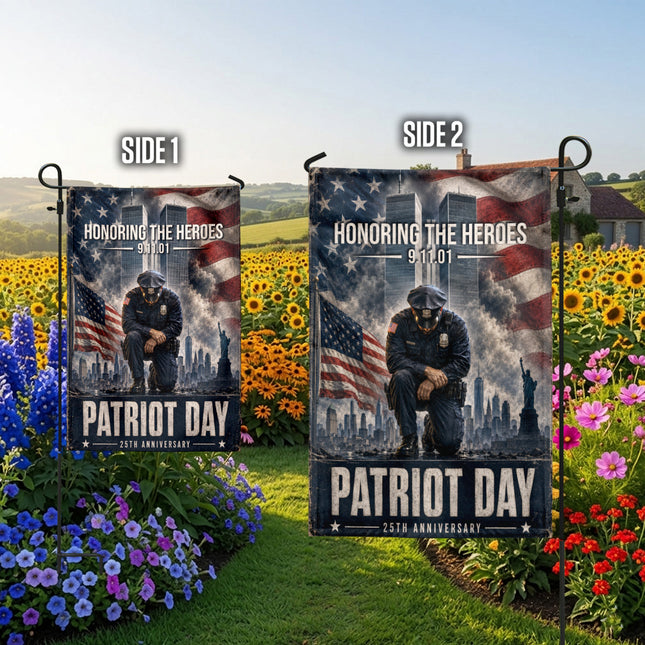 SP-01 Honoring the Heroes Patriot Day Police Tribute Flag
