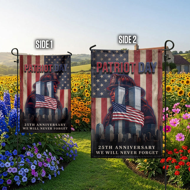 SP-01 Firefighter Patriot Day 25th Anniversary Memorial Flag
