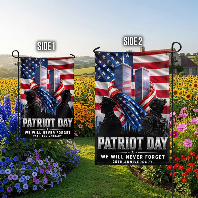 SP-01 Police Officers Patriot Day 2026 25th Anniversary Tribute Flag