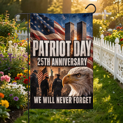 SP-01 Twin Towers American Eagle Patriot Day 25th Anniversary Flag