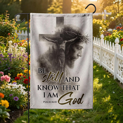 Be Still And Know That I Am God Psalm 46:10 Flag