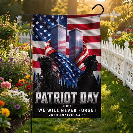 SP-01 Police Officers Patriot Day 2026 25th Anniversary Tribute Flag