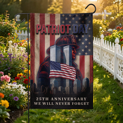 SP-01 Firefighter Patriot Day 25th Anniversary Memorial Flag