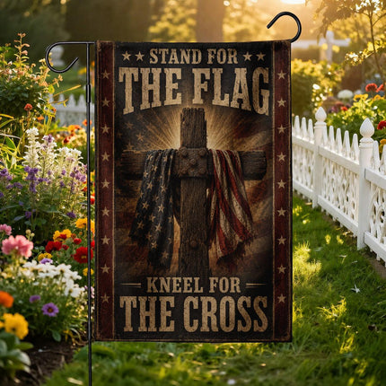 Stand For The Flag Kneel For The Cross Flag