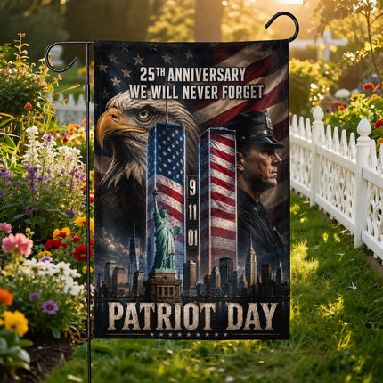 SP-01 25th Anniversary Patriot Day Police Eagle Tribute Flag