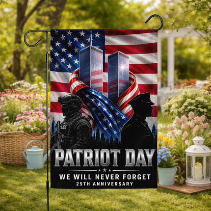 SP-01 Police Officers Patriot Day 2026 25th Anniversary Tribute Flag