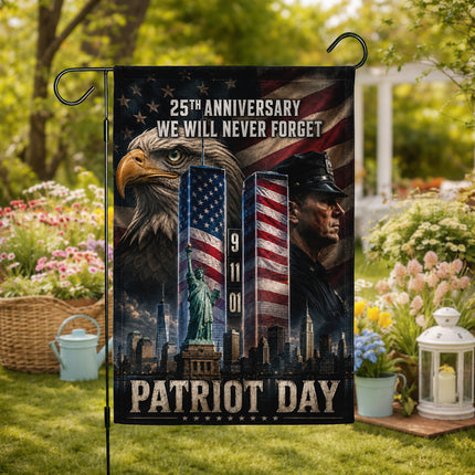 SP-01 25th Anniversary Patriot Day Police Eagle Tribute Flag