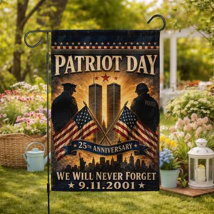 SP-01 Patriot Day 25th Anniversary Twin Towers Memorial Flag