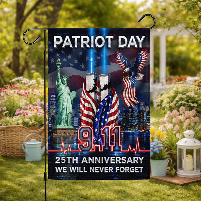 Patriot Day Liberty Skyline Eagle 9 11 Pulse 25th Anniversary Flag