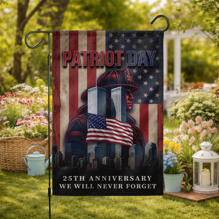 SP-01 Firefighter Patriot Day 25th Anniversary Memorial Flag