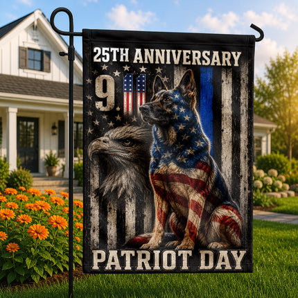 SP-01 Patriot Day 2026 25th Anniversary K9 Heroes Flag