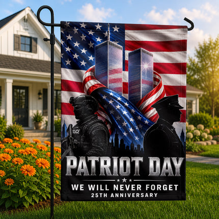 SP-01 Police Officers Patriot Day 2026 25th Anniversary Tribute Flag