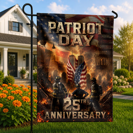 SP-01 Firefighters Patriot Day 25th Anniversary Tribute Flag