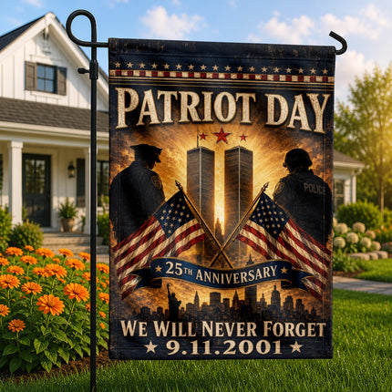 SP-01 Patriot Day 25th Anniversary Twin Towers Memorial Flag