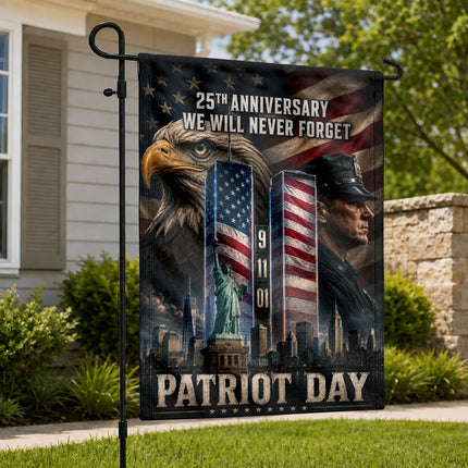 SP-01 25th Anniversary Patriot Day Police Eagle Tribute Flag