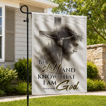 Be Still And Know That I Am God Psalm 46:10 Flag
