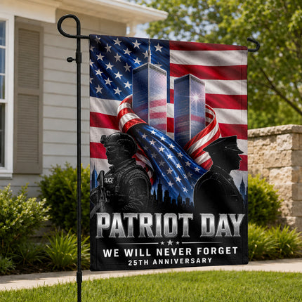 SP-01 Police Officers Patriot Day 2026 25th Anniversary Tribute Flag
