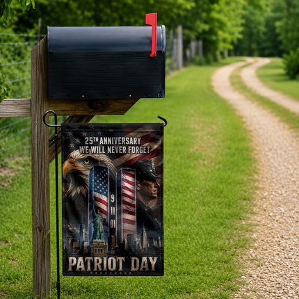 SP-01 25th Anniversary Patriot Day Police Eagle Tribute Flag