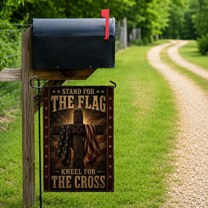 Stand For The Flag Kneel For The Cross Flag