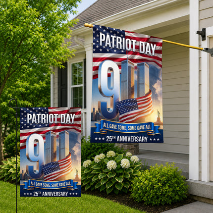 SP-01 All Gave Some, Some Gave All Patriot Day 25th Anniversary Flag