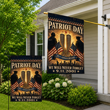 SP-01 Patriot Day 25th Anniversary Twin Towers Memorial Flag