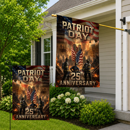 SP-01 Firefighters Patriot Day 25th Anniversary Tribute Flag