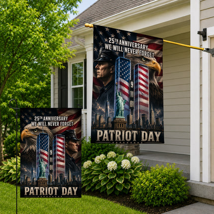 SP-01 25th Anniversary Patriot Day Police Eagle Tribute Flag