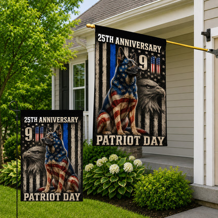 SP-01 Patriot Day 2026 25th Anniversary K9 Heroes Flag