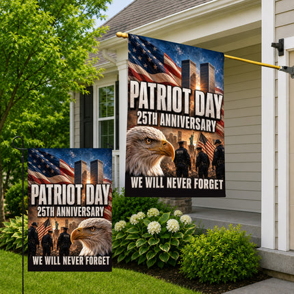 SP-01 Twin Towers American Eagle Patriot Day 25th Anniversary Flag