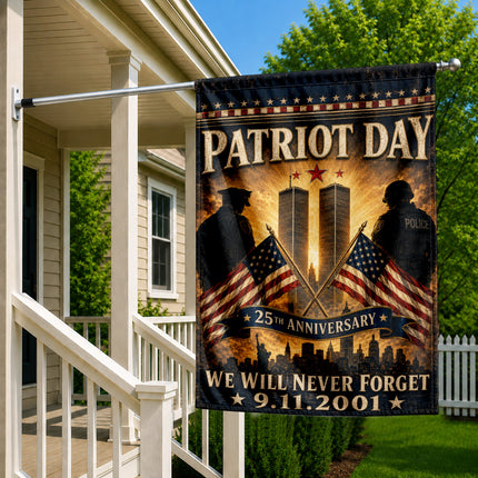 SP-01 Patriot Day 25th Anniversary Twin Towers Memorial Flag
