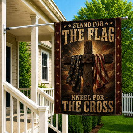 Stand For The Flag Kneel For The Cross Flag