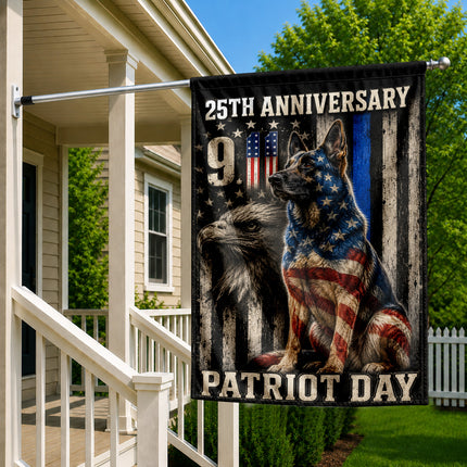 SP-01 Patriot Day 2026 25th Anniversary K9 Heroes Flag