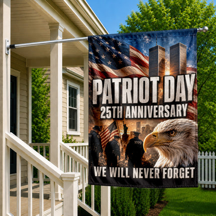 SP-01 Twin Towers American Eagle Patriot Day 25th Anniversary Flag