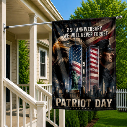 SP-01 25th Anniversary Patriot Day Police Eagle Tribute Flag