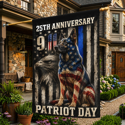 SP-01 Patriot Day 2026 25th Anniversary K9 Heroes Flag