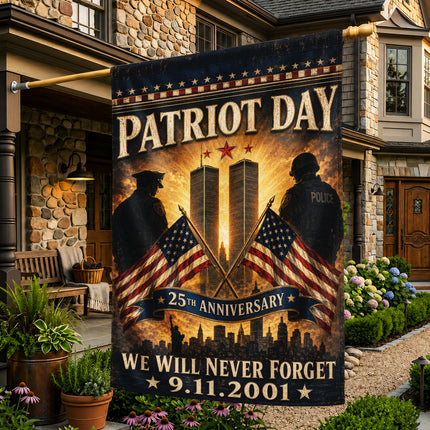 SP-01 Patriot Day 25th Anniversary Twin Towers Memorial Flag