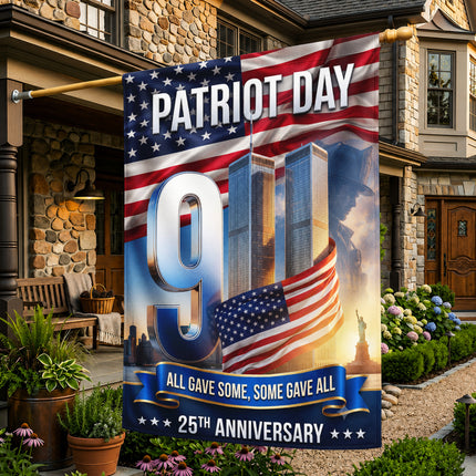 SP-01 All Gave Some, Some Gave All Patriot Day 25th Anniversary Flag