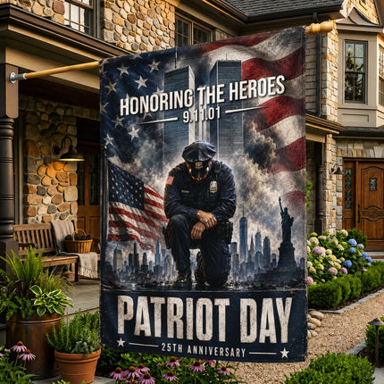 Collection image for: 9/11 Police Memorial Flags