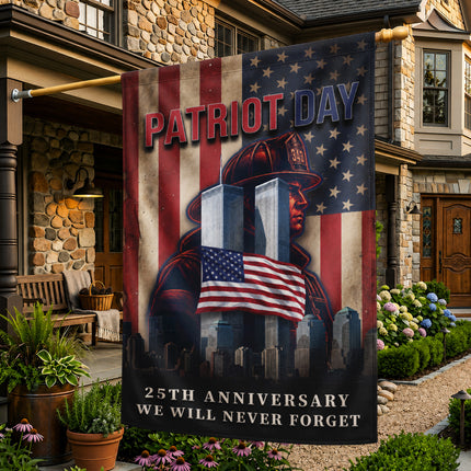SP-01 Firefighter Patriot Day 25th Anniversary Memorial Flag