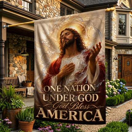 SP-01 Prayer and Faith Flag One Nation Under God God Bless America