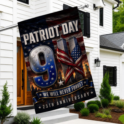 Patriot Day 25th Anniversary We Will Never Forget 9 11 Memorial Flag
