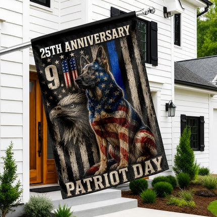 SP-01 Patriot Day 2026 25th Anniversary K9 Heroes Flag