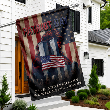 SP-01 Firefighter Patriot Day 25th Anniversary Memorial Flag