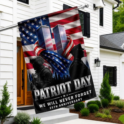 SP-01 Police Officers Patriot Day 2026 25th Anniversary Tribute Flag