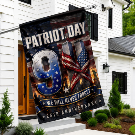 Patriot Day 25th Anniversary We Will Never Forget 9 11 Memorial Flag