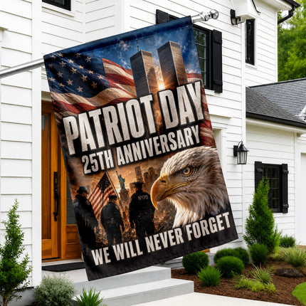 SP-01 Twin Towers American Eagle Patriot Day 25th Anniversary Flag