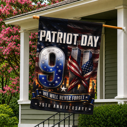 SP-01 We Will Never Forget Twin Towers Patriot Day Flag