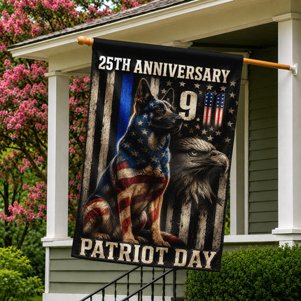 SP-01 Patriot Day 2026 25th Anniversary K9 Heroes Flag