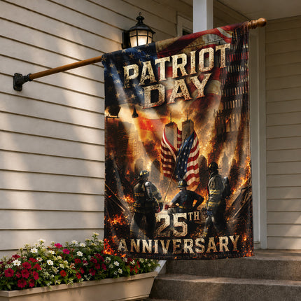 Ground Zero Firefighters Patriot Day 25th Anniversary Memorial Flag