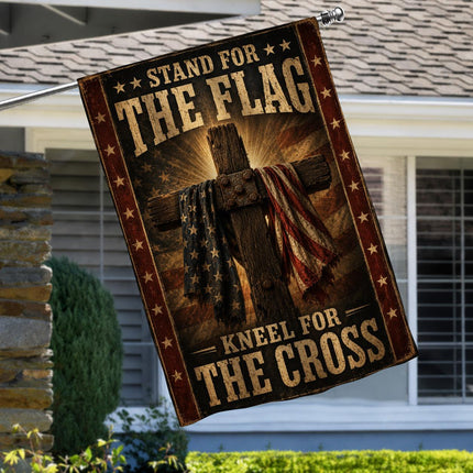 Stand For The Flag Kneel For The Cross Flag